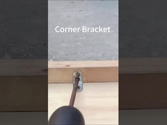 Üreticisi Özel Damgalama Dekoratif L Şekilli Metal Köşesi Koltuk Koltukları Ahşap için