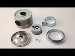 ISO metal fabrikası özel derin çizim # 6 # 8 # 10 # 12 tam boyutlu Alüminyum ceket tutucular derin çekim