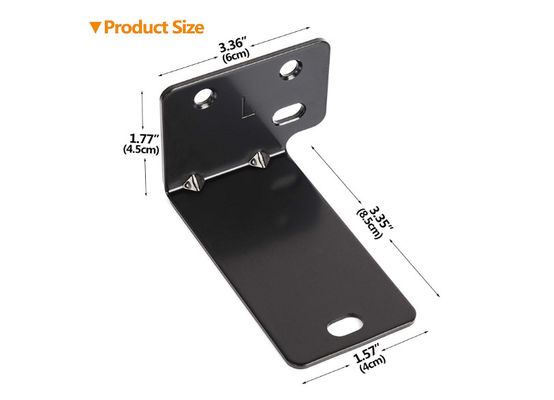 OEM ODM Özel Evrensel Duvar Montaj Kit Ses Barı Rak Montaj Brackets Siyah Toz Kaplama Metal Bracket