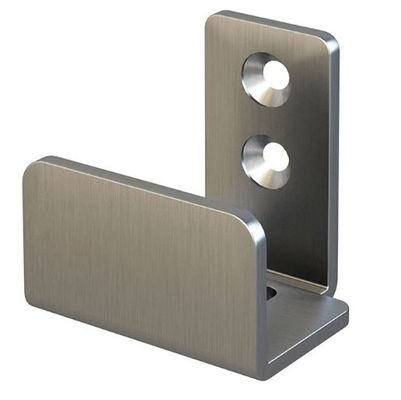 Siyah Tozla Kaplı Damgalama Çelik Metal U Şekilli Kapı Barikatı Brackets Custom