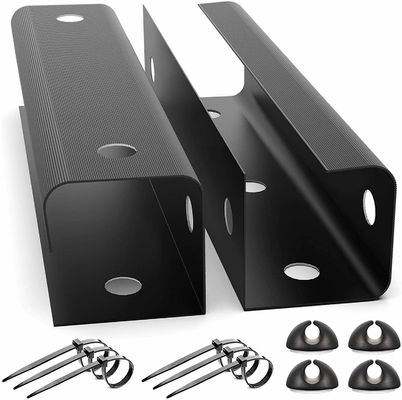 Özel Karbon Çelik Toz Kaplama Metal Bracket Altında Masa Kablo Yönetim Tepsisi Ofis için Tel Tepsisi