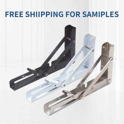 Yüzen raf Montaj Brackets Hava kondisyonu Duvar Asılı Üçgen Kabine için katlanabilir Metal Bracket