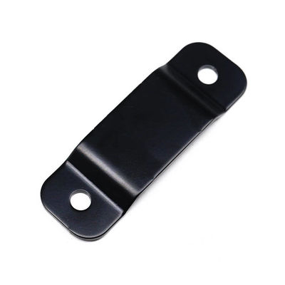 Bracket Clip Custom Metal Stamping Parçaları Montaj Siyah Kaplama Destek Bracket