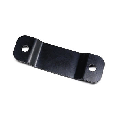 Bracket Clip Custom Metal Stamping Parçaları Montaj Siyah Kaplama Destek Bracket