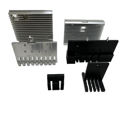 Yapı metali Yüksek hassasiyetli elektronik bileşen Alüminyum ısı lavabosu