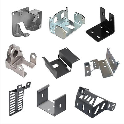 Özel Alüminyum Alaşımlı Yaprak Metal Damgalama Parçaları Eğme Siyah Yüzey Tedavi Yaprak Metal Üretim