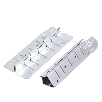 220mm Uzunluk X 80mm Genişlik Pallet Yaka Hinge Ahşap Kutusu Taşıma Kutusu Konteyneri Galvanizli Çelik