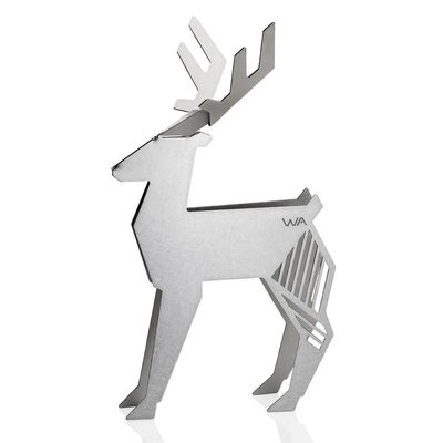 OEM Özel Metal Parçalar Kişiselleştirilmiş Lazer Kesim Eğme Bakır Origami Boğa Heykel Modern Metal Sanatı