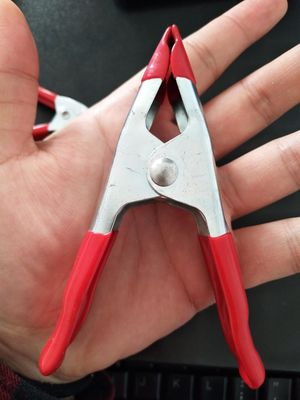 Heavy Duty 4 6 Inch A Tipi Çelik Bahar Gelin Düğün Elbisesi Klem Metal Beyaz Bahar Klemleri