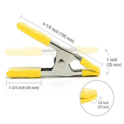 2/4/6 inç Yay Klipler Çok Fonksiyonlu Ahşap İşleme Klipler Metal Yay Klip
