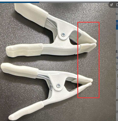 2 4 6 9 inç Mini Küçük Metal Bahar Klemleri Bir Tipi Düğün Elbisesi Klem Beyaz