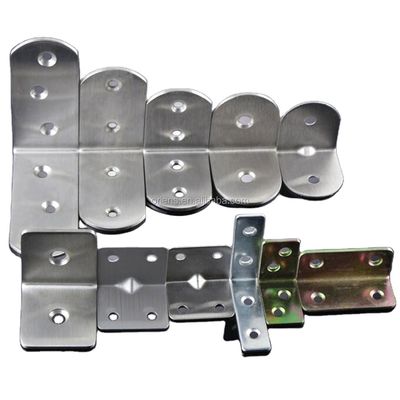 Duvar Montajı Köşesi Bracket Paslanmaz Çelik Metal Köşesi Bracket For Wood