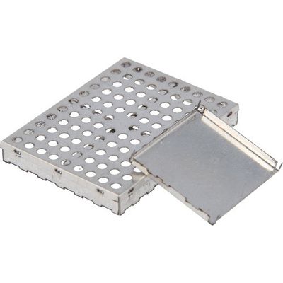 Özel Kalkan Kutusu Kutusu EMI RF Kalkanlık Kutusu Cep Telefonları için SPCC Yaprak Metal Parçaları PCB Dayanıklı Eğme Tipi