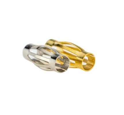 Özel Metal Bronz Fener Şrapnel Terminal Bağlantısı Yapı Metal Yapısı için Muz Plug Terminal