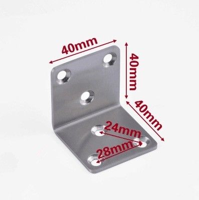 OEM ODM özelleştirilmiş paslanmaz çelik soğuk yuvarlanmış çelik açı metal demir destek köşesi koltuk tutucusu
