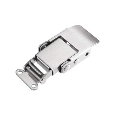 Paslanmaz Çelik 304 Baharlı Yüklü Çekme Kilitli Toggle Hasp Clamp Kilitli Kilitli Silindirler Kutular ve Dolaplar İçin