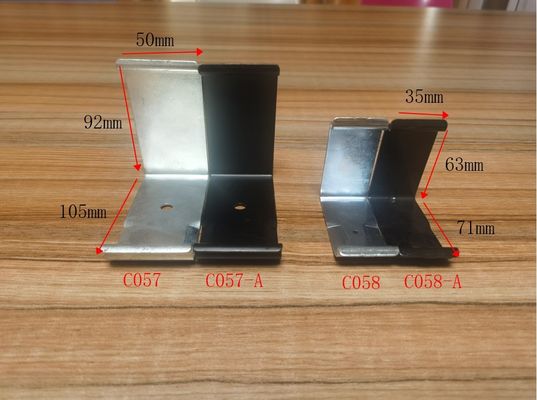 Özel Logo Kabul edilebilir C057 Metal Damgalama 65Mn Çelik Zenk Kaplama Taşınma Sandık Klipleri Ahşap Sandıklar İçin