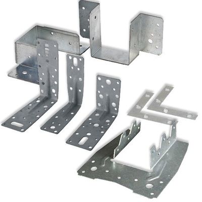 Çelik ahşap ahşap bağlantı cihazları, çok şekilli, Bracket Joist Hangers Metal Aksesuarlar Ahşap bağlantı cihazları