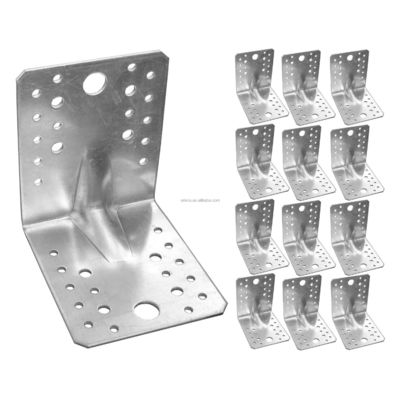 Özel Galvanizli Çelik Ahşap Bağlantısı Donanım Metal Dekoratif Ahşap için L Bracket
