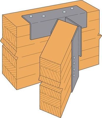 Çok şekilli Galvanizli Çelik Ahşap Ahşap Bağlantıları Çubuk Asası ve Bracket Metal Aksesuarları Damgalanmış İşlenmiş