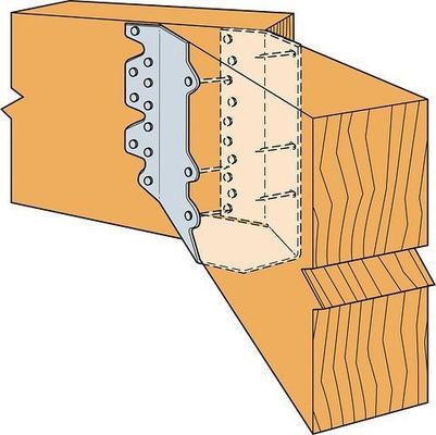 Çok şekilli Galvanizli Çelik Ahşap Ahşap Bağlantıları Çubuk Asası ve Bracket Metal Aksesuarları Damgalanmış İşlenmiş