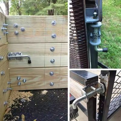 Sıcak satış Galvanizli Baharlı Yüklü Kilitli Pin Fıçı Bolt Fırçalanmış Kapı Kilitli Ücretsiz Örnek