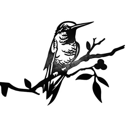 Özelleştirilmiş Desen Lazer Kesim El Sanatları Bahçe Park Süsleri için Özelleştirilmiş Renkli Metal Süslemeler