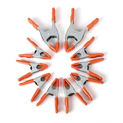 Özel Metal Yay Kelepçe Aletleri Donanım El Kelepçeleri Beyaz Metal Kelepçe 4'' 6'' 9''